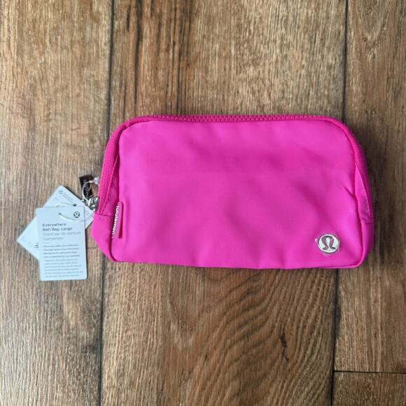 Lululemon Handbags - Lululemon 1L Everywhere Belt Bag HOT PINK NWT